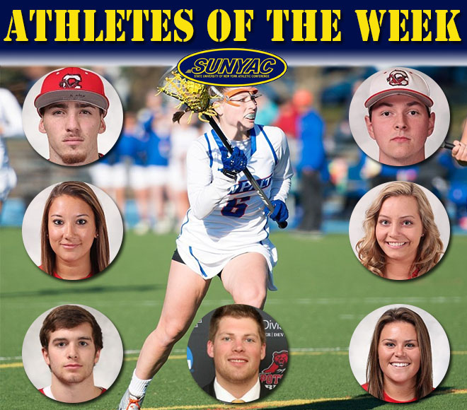 SUNYAC selects weekly awards for lacrosse, baseball and softball