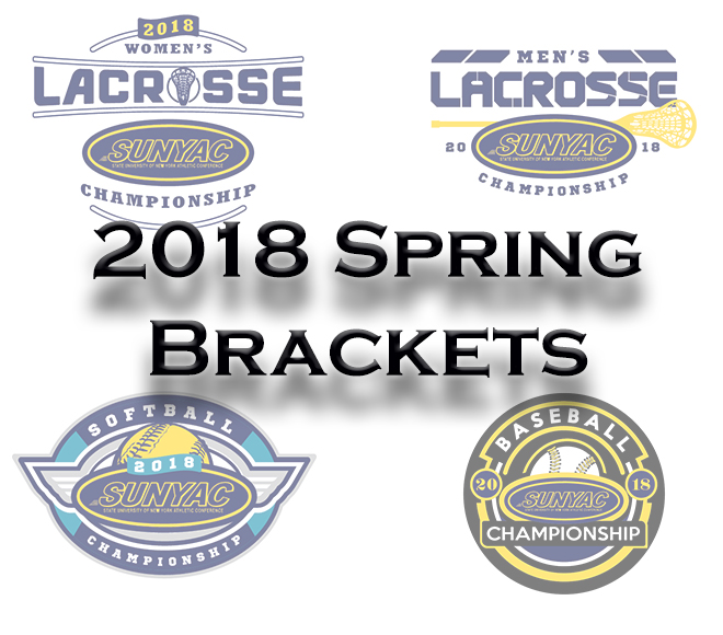 2018 SUNYAC spring brackets set
