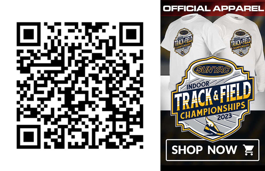 2023 SUNYAC Indoor Track & Field Championship Apparel