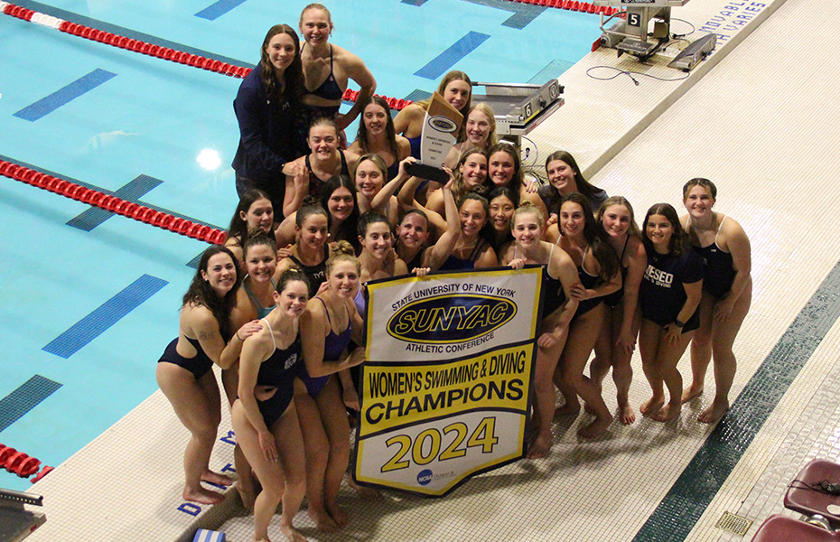 Geneseo Captures 2024 SUNYAC Women's Swimming & Diving Team Title