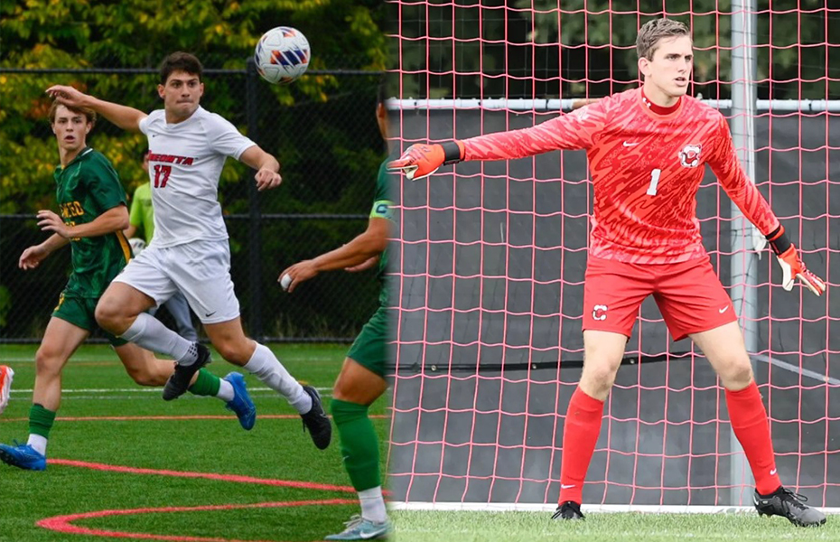 Prosperi and Ott Named SUNYAC Men's Soccer Athletes of the Week