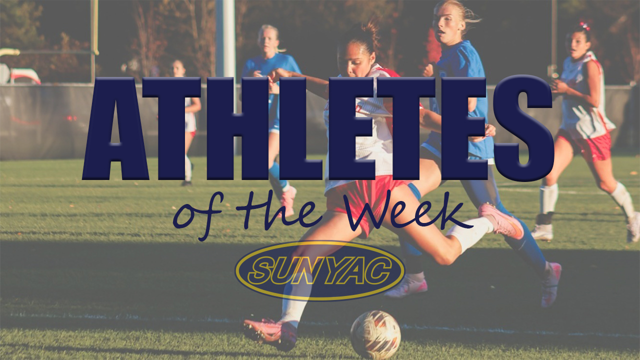 SUNYAC Athletes of the Week - October 20, 2025