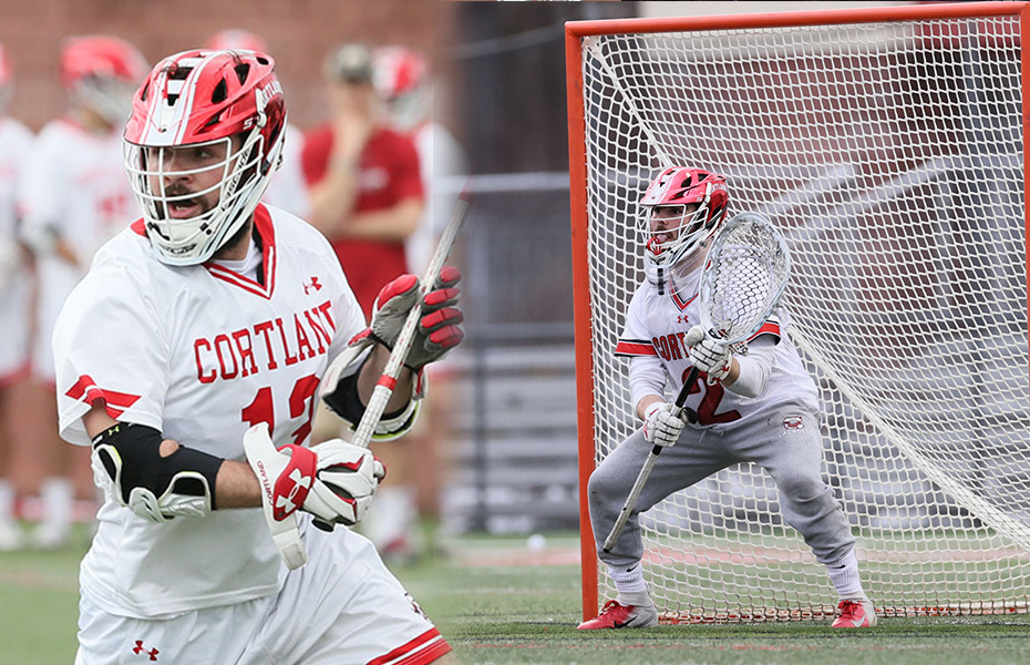 Cortland sweeps SUNYAC men's lacrosse weekly honors