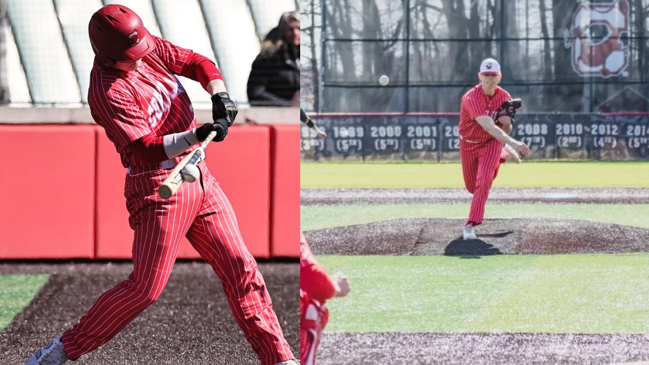 Schartner and Nochowitz Take Home SUNYAC Baseball Athlete of the Week Honors