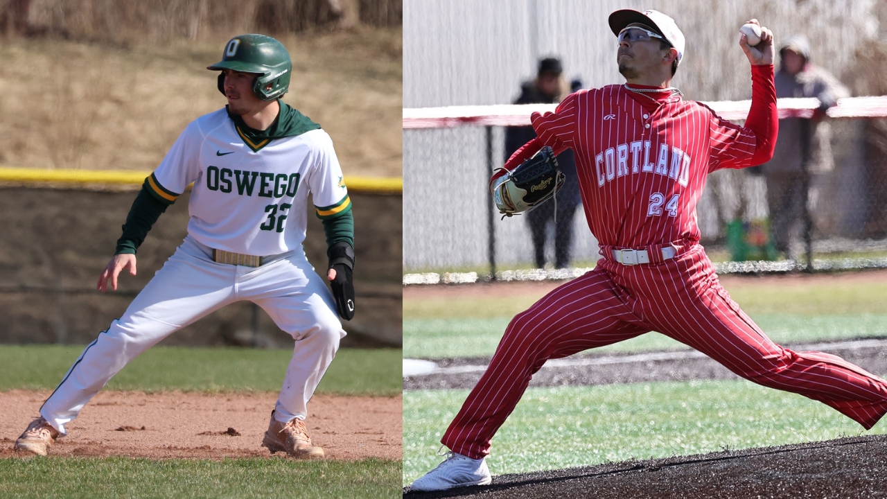 McGowan and Misla Earn SUNYAC Baseball Athlete of the Week Honors