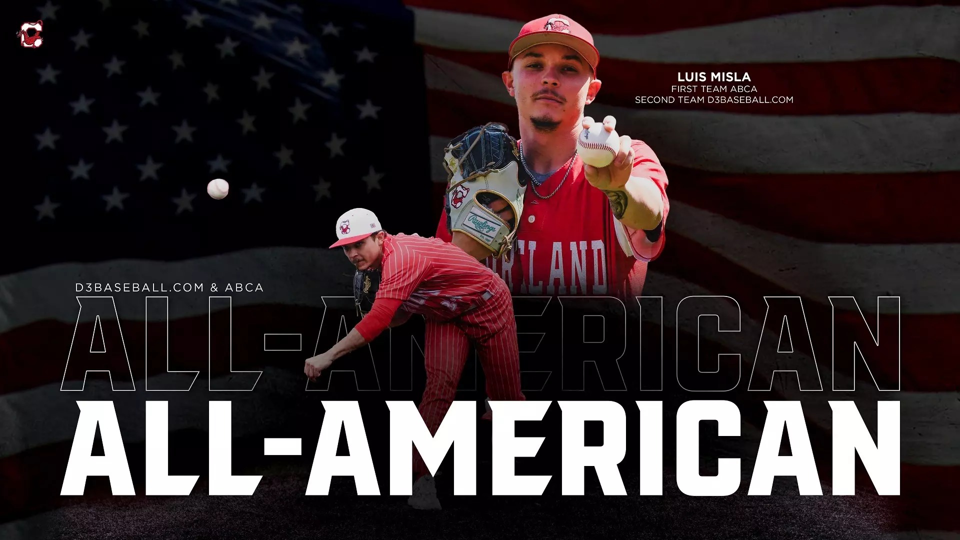 Luis Misla Earns ABCA and D3baseball.com All-America Honors