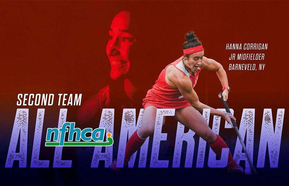 Cortland's Hanna Corrigan Named Field Hockey Second Team All-American