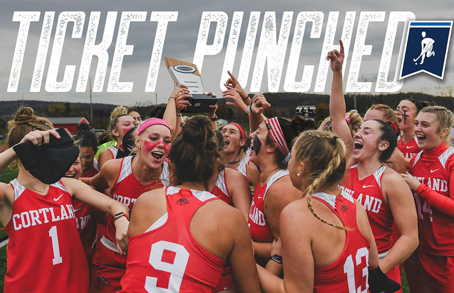 Cortland to Host Stevens in NCAA Field Hockey First Round Wednesday