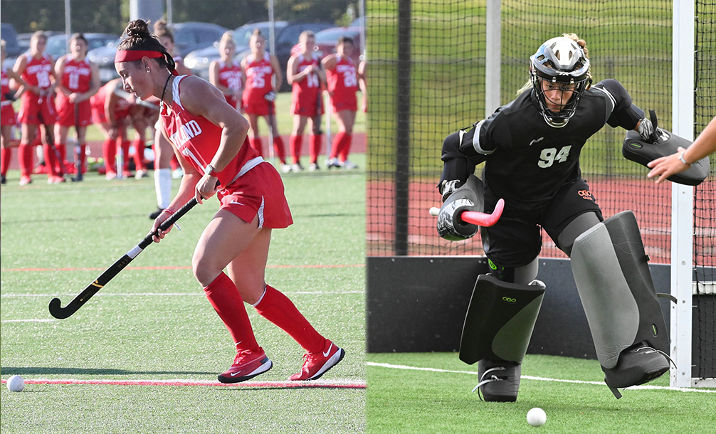 Corrigan and Leib Tabbed SUNYAC Field Hockey Athletes of the Week