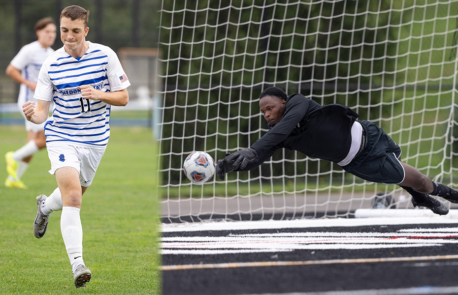 Taylor and Fatolou Earn SUNYAC Men's Soccer Weekly Honors