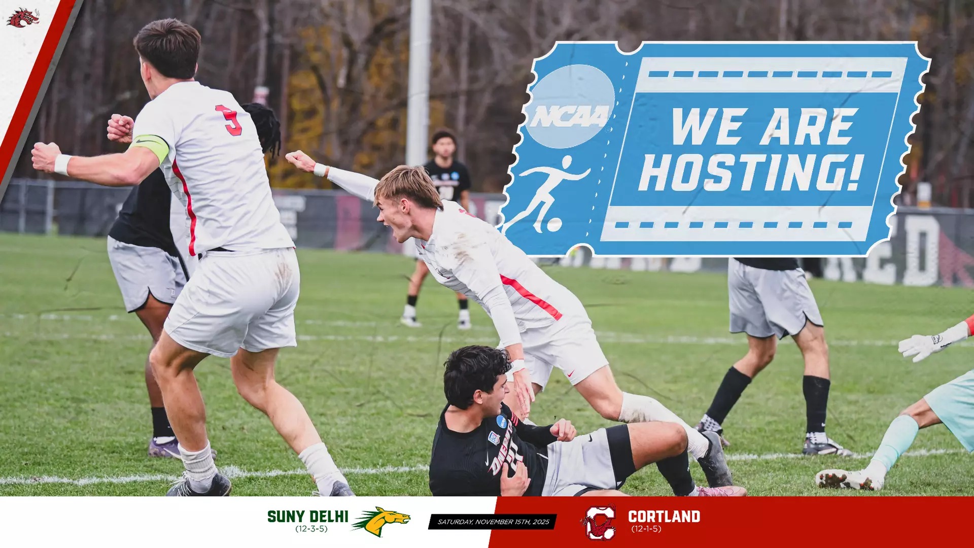 Cortland to Host NCAA Men&rsquo;s Soccer Four-Team Regional Saturday and Sunday