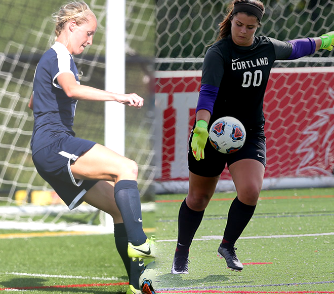 Cunningham, Svendsen receive Women's Soccer Athletes of the Week honors