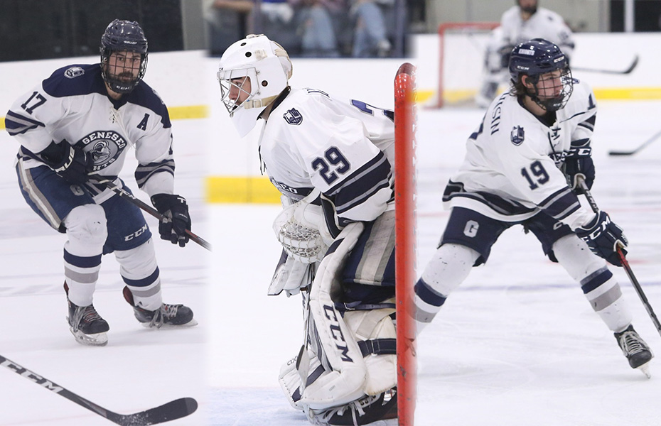 Geneseo Sweeps SUNYAC Men's Ice Hockey Weekly Awards