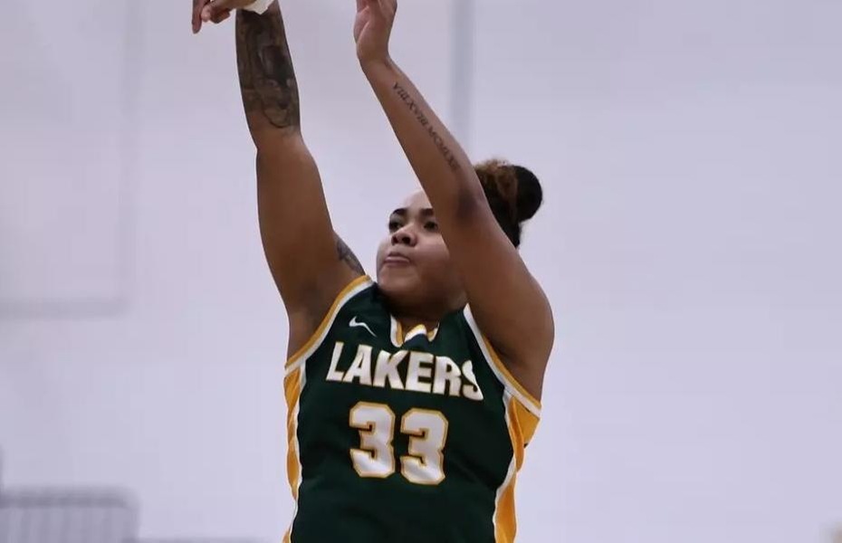 Lakers advance to SUNYAC women's basketball semifinals after comeback against the Red Dragons