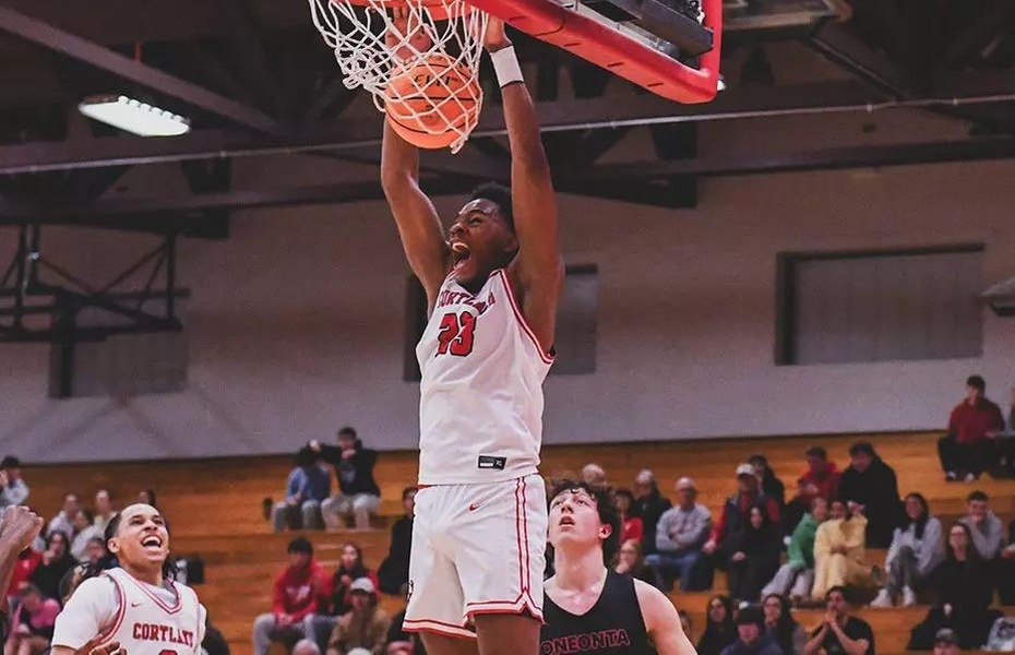 Cortland Defeats Oneonta, 73-55, in SUNYAC Men's Basketball First Round