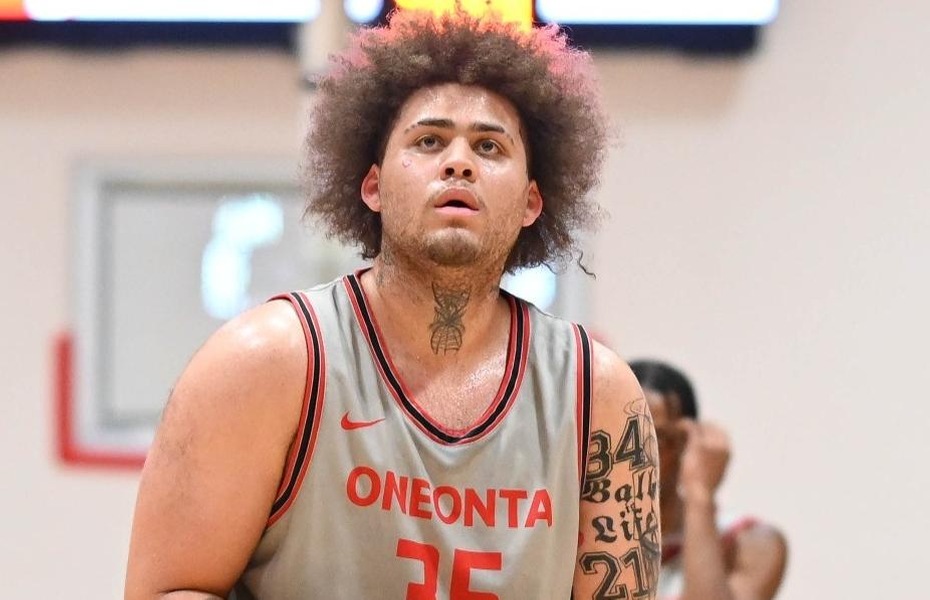 Oneonta's Xavier Hill Named SUNYAC Men's Basketball Athlete of the Week
