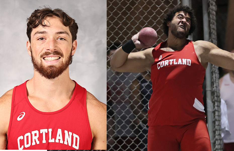 Jeffes and Brunache Named SUNYAC Men's Indoor Track and Field Athletes of the Week