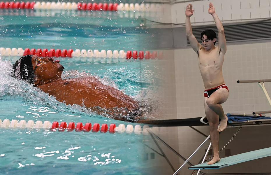 Tyrrell and Kadota-Browner Earn SUNYAC Men's Swimming and Diving Weekly Honors