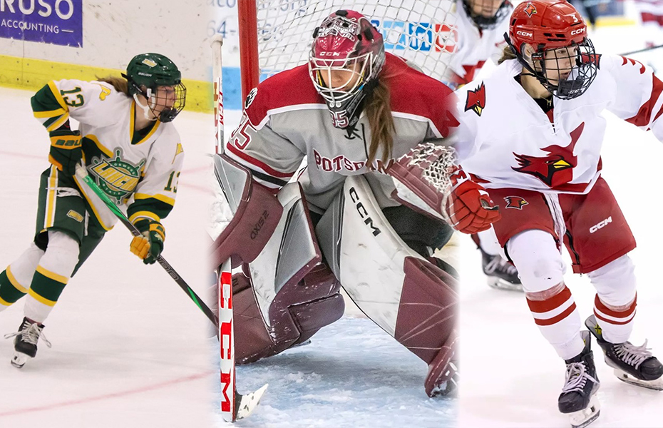 McGrath, Parent and Ruegge Recognized with SUNYAC Women's Ice Hockey Weekly Honors