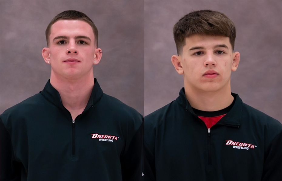 Leonard and Maby Take SUNYAC Men's Wrestling Weekly Honors