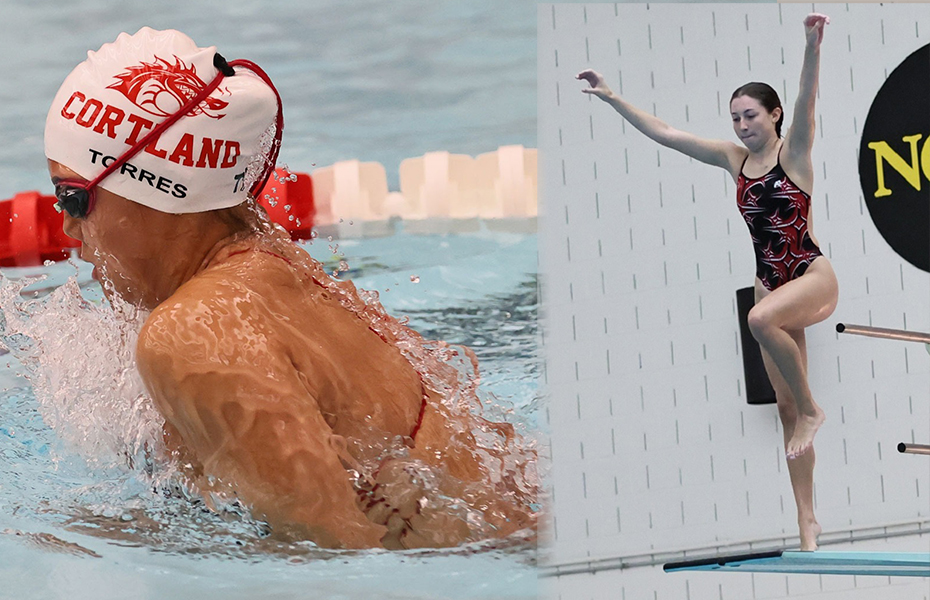 Cortland Takes SUNYAC Women's Swimmer and Diver of the Week Awards