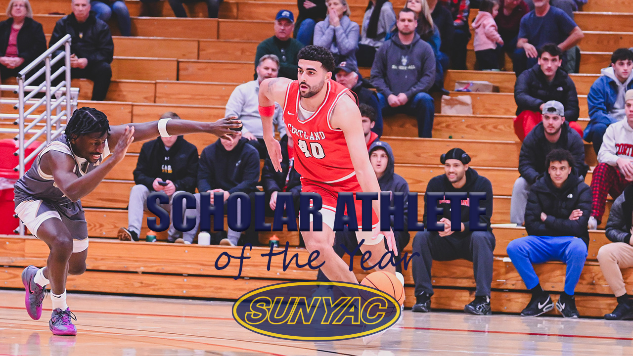 Arcuri Honored as 2026 SUNYAC Men's Basketball Scholar Athlete of the Year
