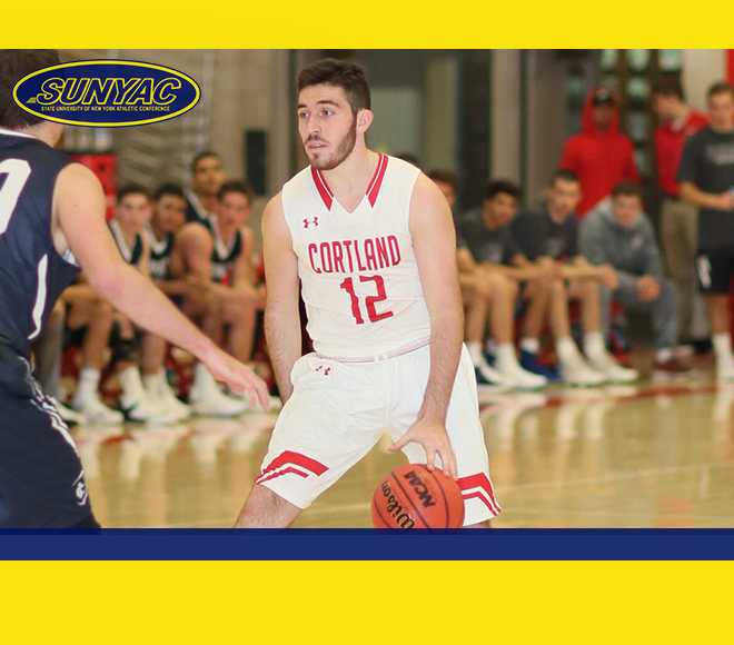 Cortland's Bonura earns Men's Basketball Athlete of the Week honors
