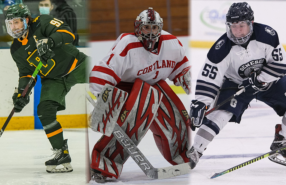 Romeo, Durante and Morgan Honored with SUNYAC Ice Hockey Top Awards