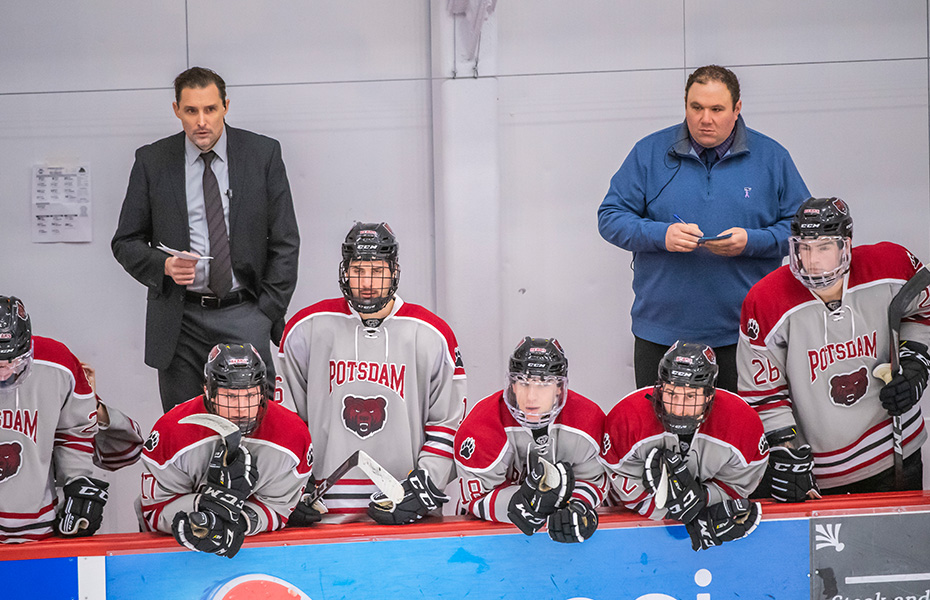 Potsdam Voted 2024 SUNYAC Men's Ice Hockey Coaching Staff of the Year