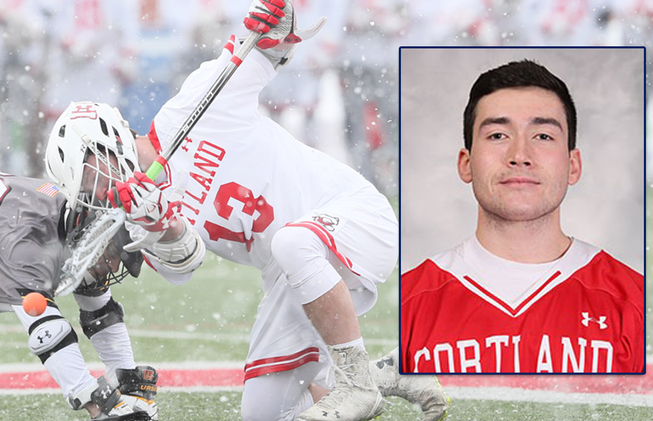 Cortland's Williams and Vargas honored as SUNYAC Men's Lacrosse Athletes of the Week