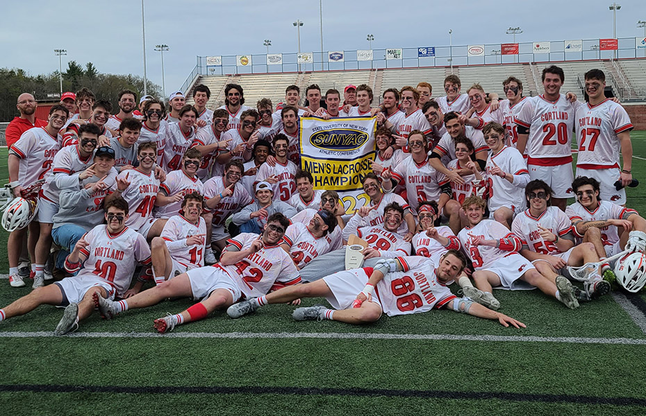 Cortland Men's Lacrosse No. 1 in 2023 SUNYAC Preseason Poll
