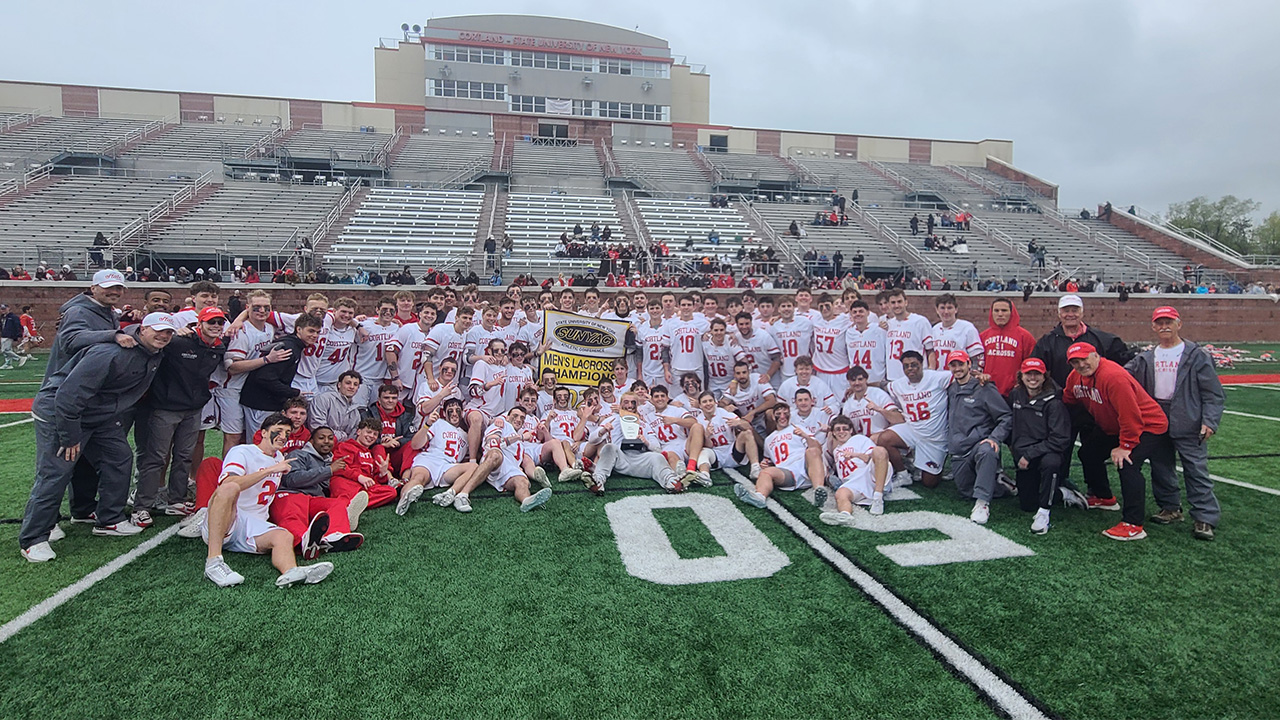 Cortland wins 2025 SUNYAC Men's Lacrosse Championship Title