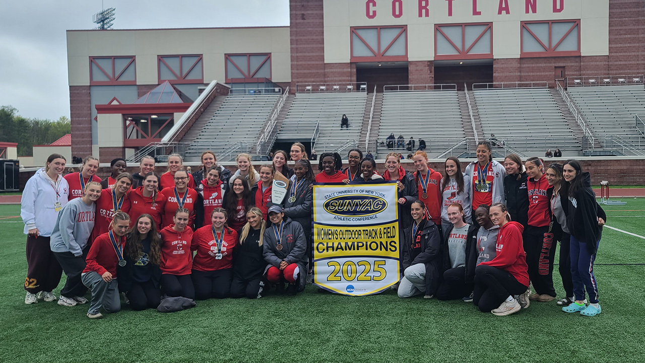 Cortland Captures 2025 SUNYAC Women's Outdoor Track & Field Title