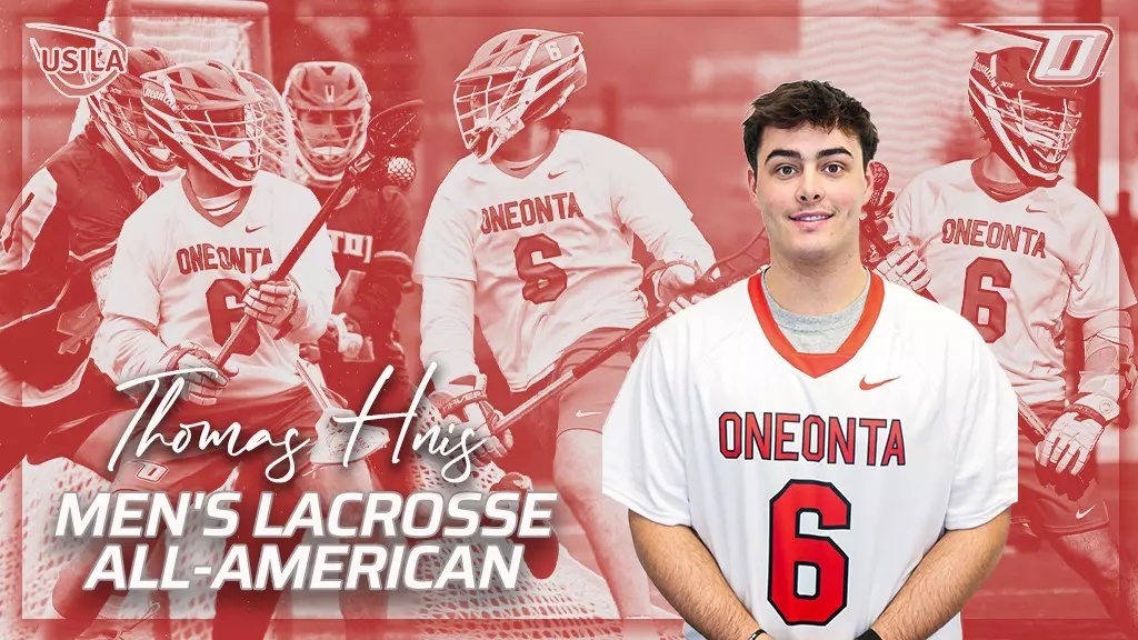 Oneonta's Hnis Attains USILA All-American Honors