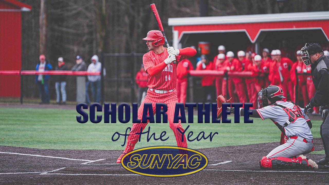 Nolan Smith Honored with SUNYAC Baseball Scholar Athlete of the Year Award