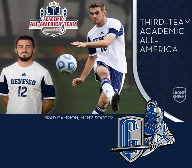 CAMPION NAMED COSIDA THIRD-TEAM ACADEMIC ALL-AMERICA