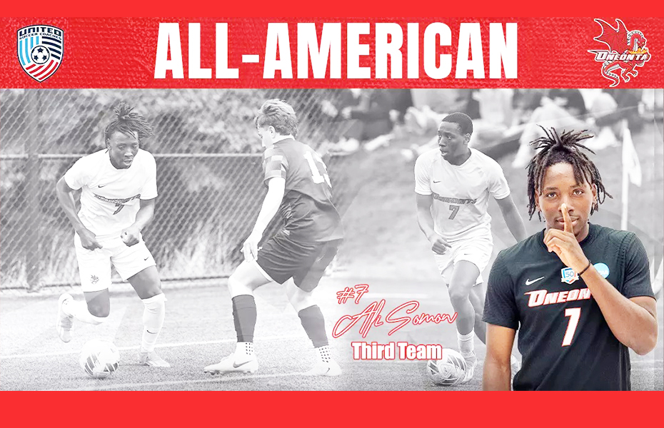 Oneonta's Somow Garners Division III All-American Honor for Second Time