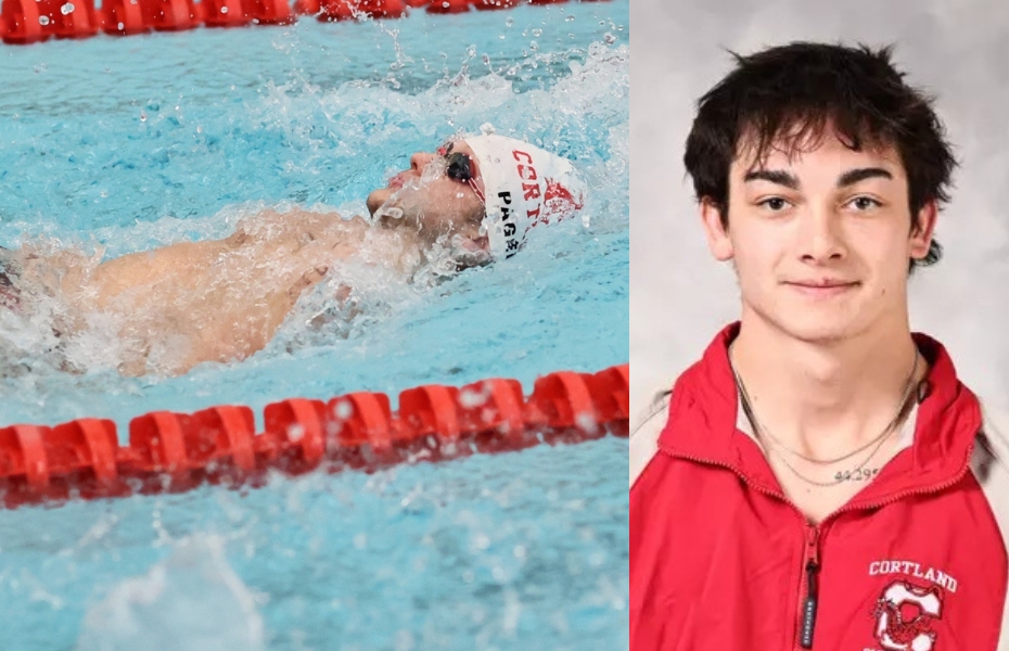 Cortland Sweeps SUNYAC Men's Swimming and Diving Weekly Awards