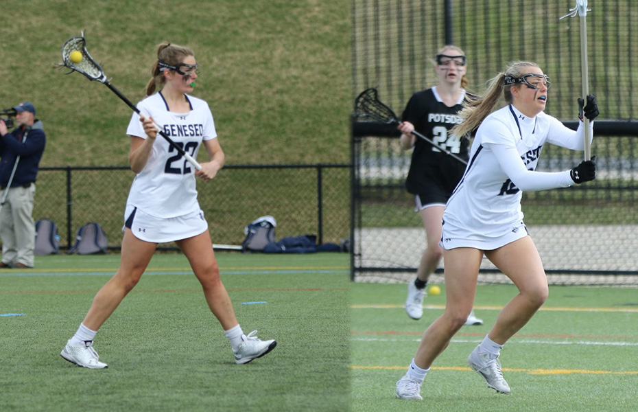 Geneseo Sweeps SUNYAC Women's Lacrosse Weekly Honors