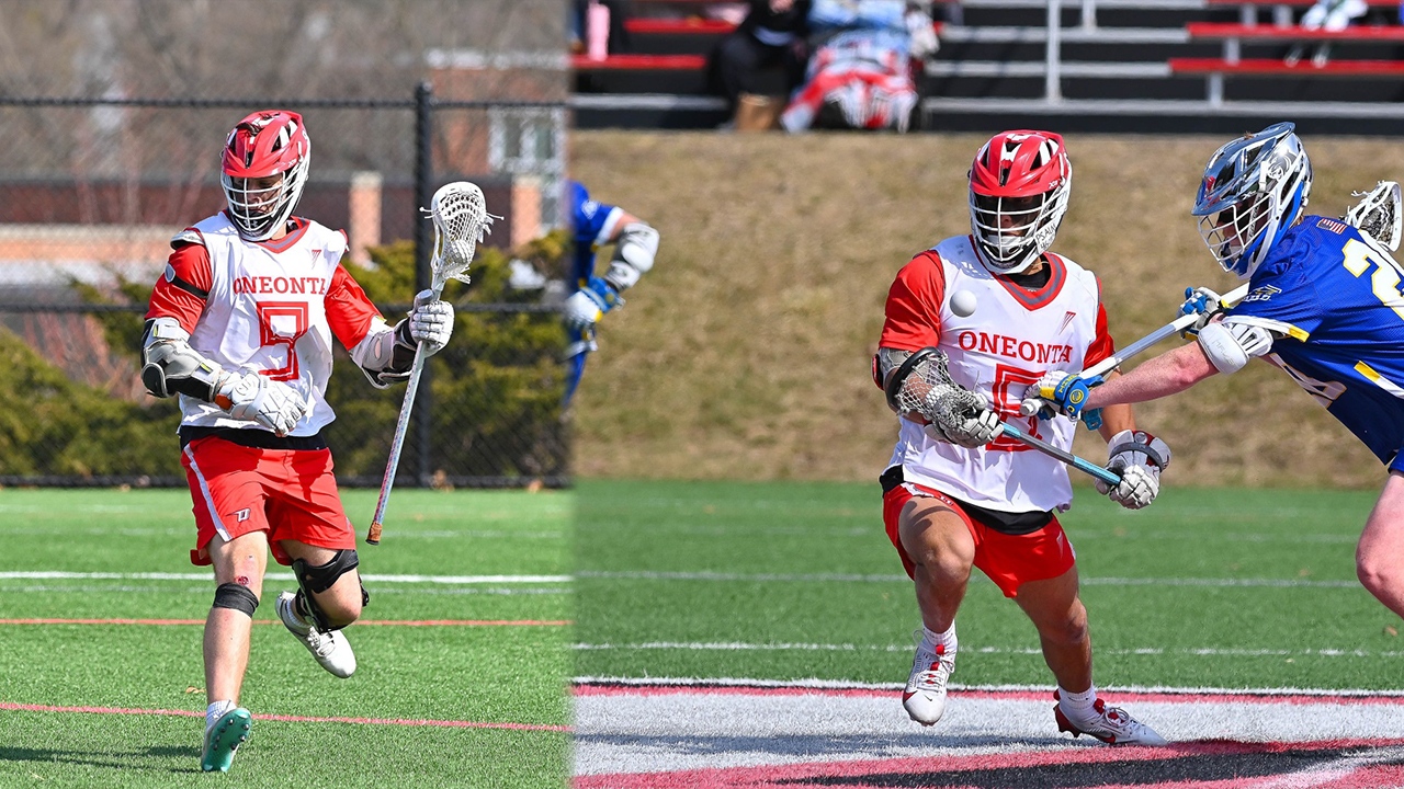 O&rsquo;Neil and Barikyan of Oneonta Earn SUNYAC Men's Lacrosse Honors