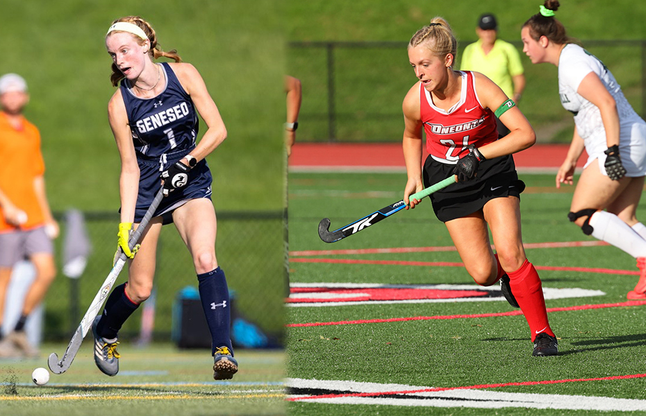 Phipps and Waszczak Tabbed SUNYAC Field Hockey Athletes of the Week