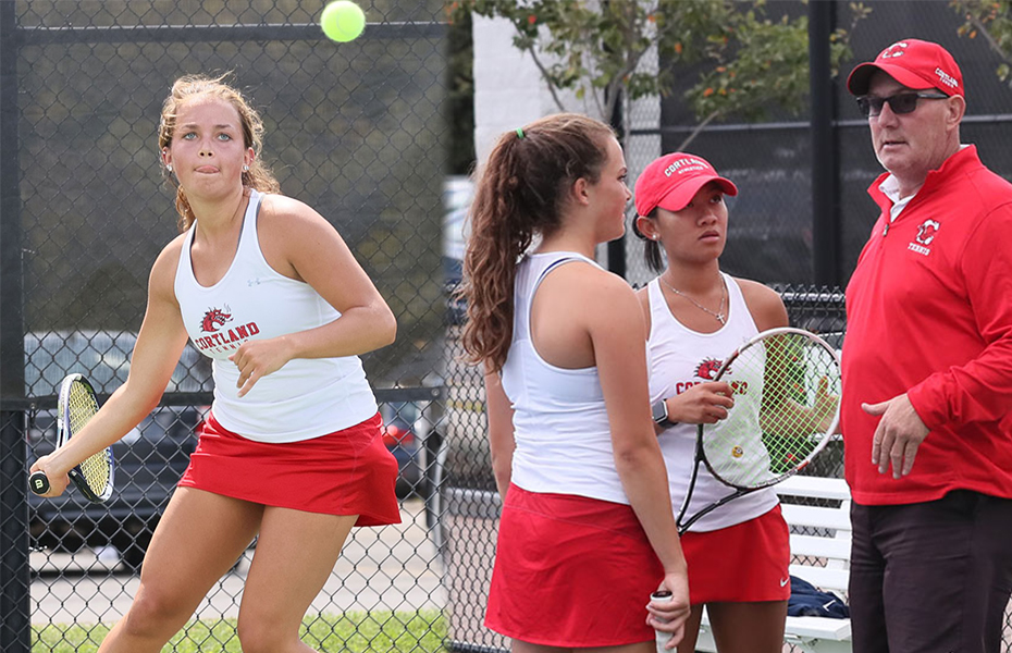 Cortland's Madigan and Van Denburg Tabbed Women's Tennis Athletes of the Week