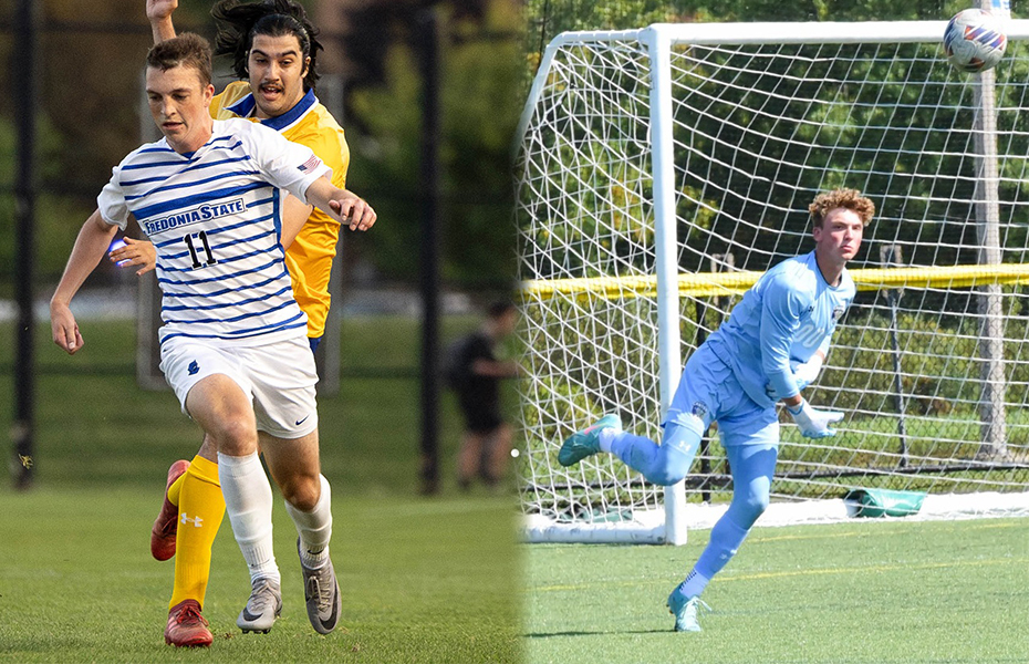 Taylor and Sullivan Named SUNYAC Men's Soccer Athletes of the Week