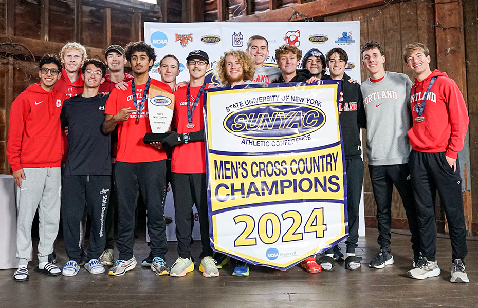 Cortland Captures 2024 SUNYAC Men's Cross Country Team Title