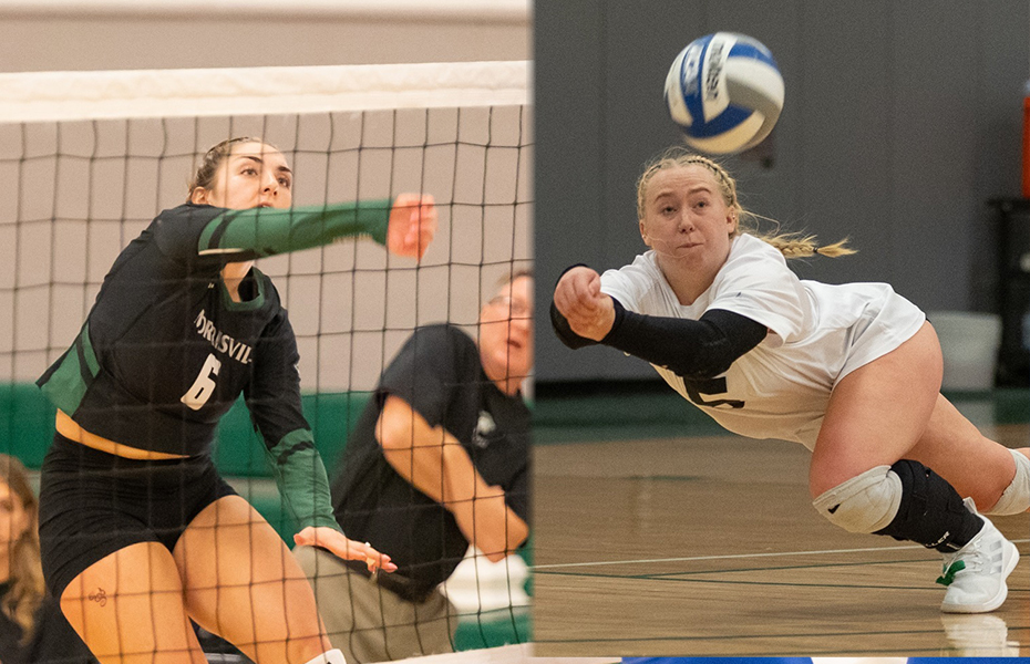 Huppee and Sheasby Selected SUNYAC Women's Volleyball Athletes of the Week