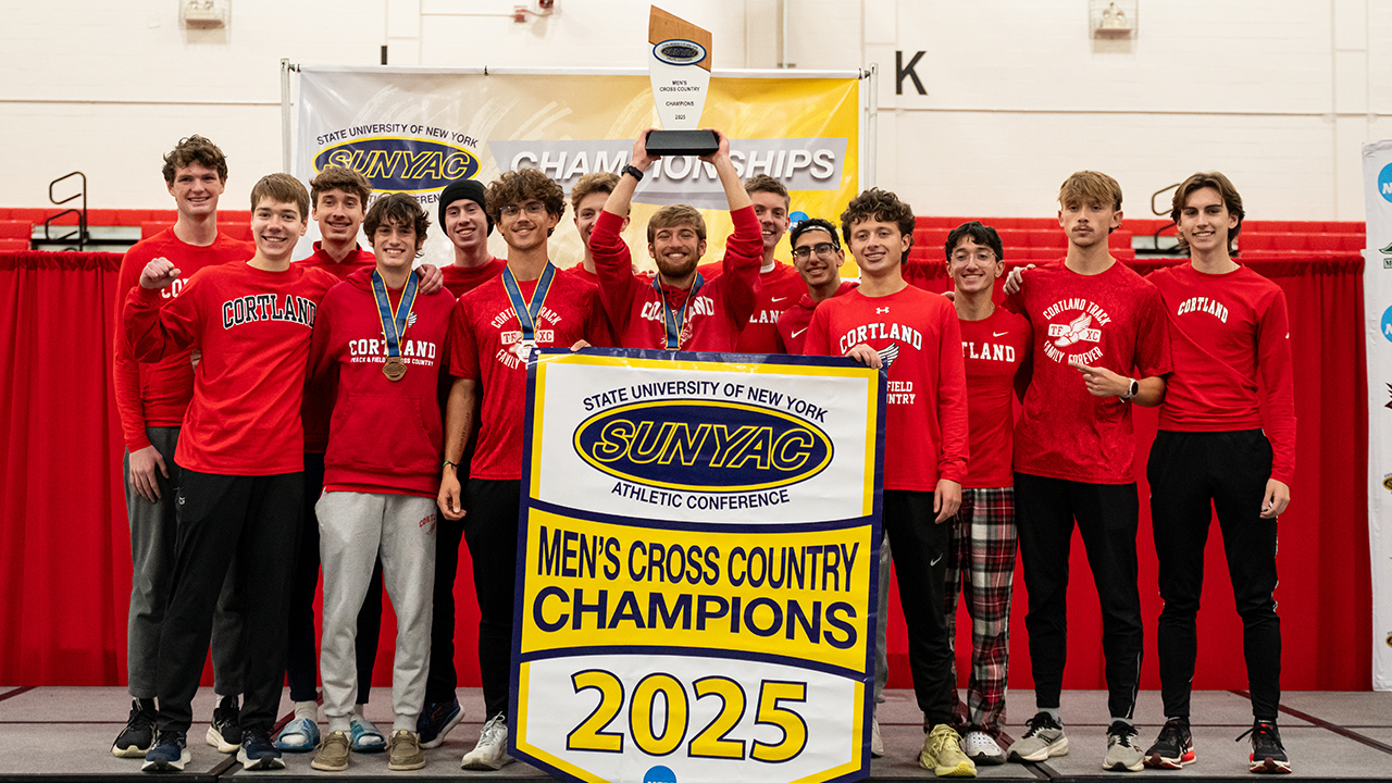 Cortland Repeats as SUNYAC Men's Cross Country Team Champions