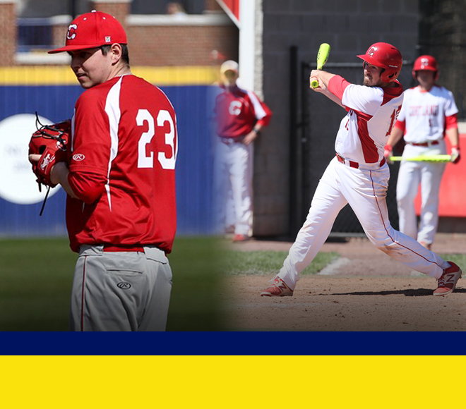 Harrington and Personius awarded weekly honors for baseball