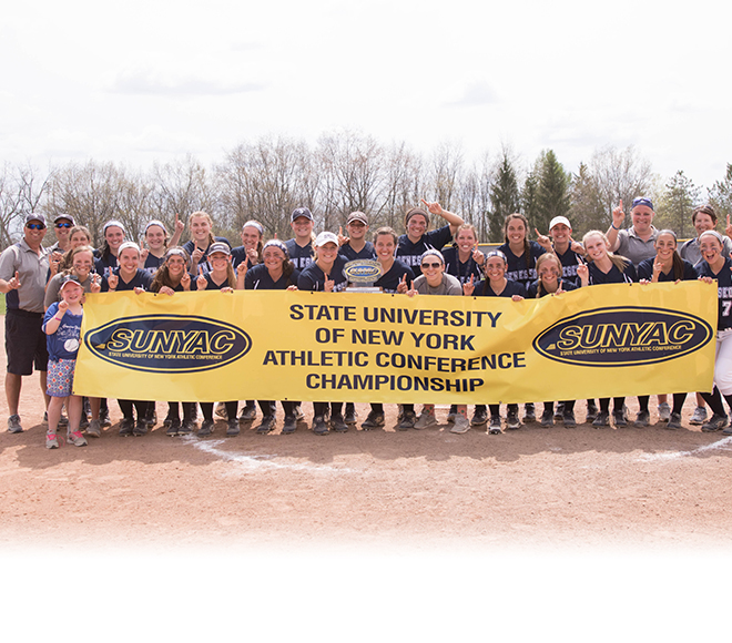 Geneseo softball wins 2018 SUNYAC title