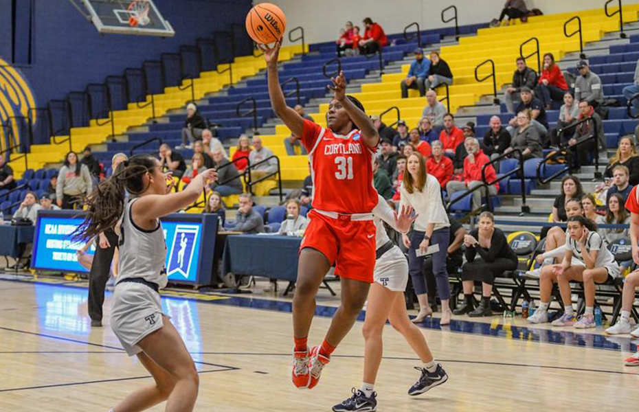 Cortland Drops Hard-Fought 64-59 Decision at No. 20 Trinity in NCAA Second Round