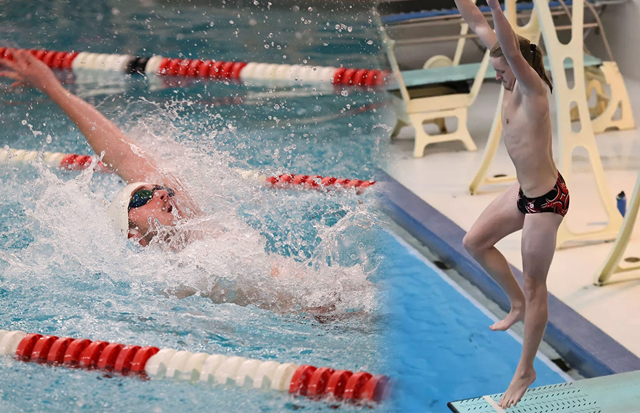 Llewellyn and Kohlhoff Named SUNYAC Men's Swimmer and Diver of the Week